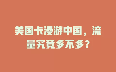 美国卡漫游中国，流量究竟多不多？
