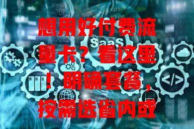 想用好付费流量卡？看这里！明确套餐，按需选省内或全国流量，合理规划，关注规则与信号，让它为生活工作添便利