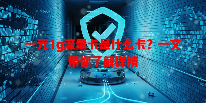 一元1g流量卡是什么卡？一文带你了解详情