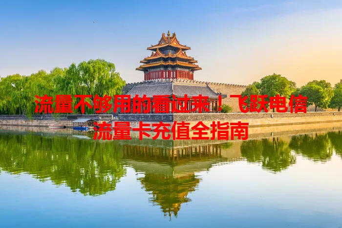 流量不够用的看过来！飞跃电信流量卡充值全指南
