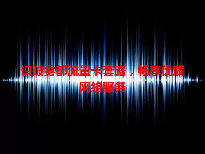 识破雾都流量卡套路，畅享优质网络服务