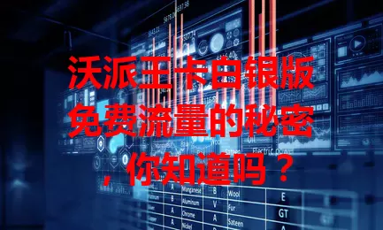 沃派王卡白银版免费流量的秘密，你知道吗？