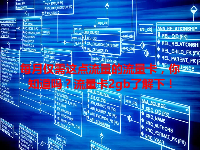 每月仅需这点流量的流量卡，你知道吗？流量卡2gb了解下！