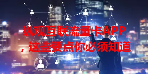 纵观互联流量卡APP，这些要点你必须知道