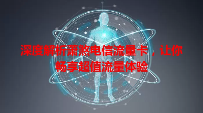 深度解析萧煞电信流量卡，让你畅享超值流量体验
