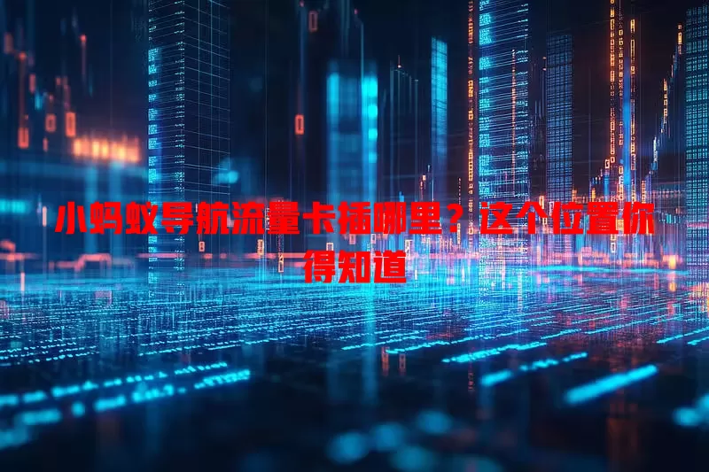 小蚂蚁导航流量卡插哪里？这个位置你得知道