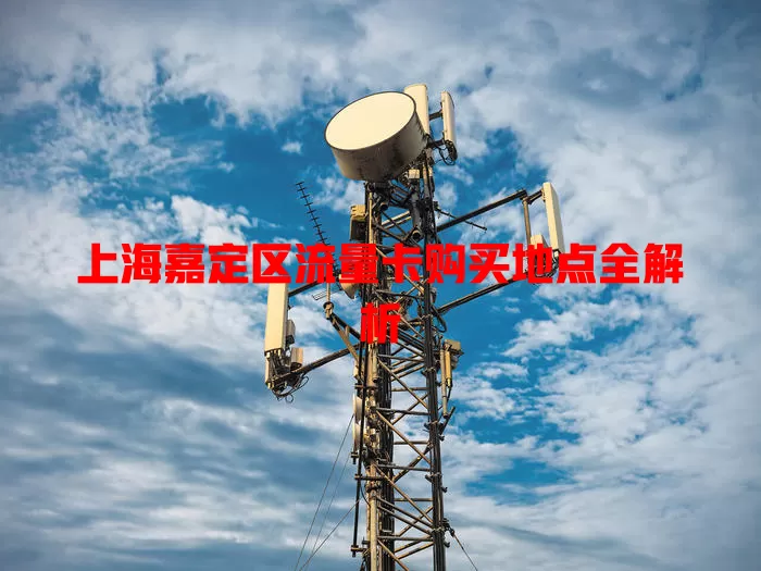 上海嘉定区流量卡购买地点全解析