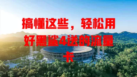搞懂这些，轻松用好黑鲨4送的流量卡