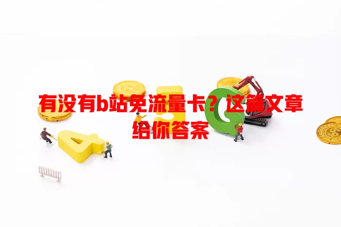 有没有b站免流量卡？这篇文章给你答案