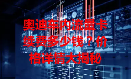 奥迪车内流量卡续费多少钱？价格详情大揭秘