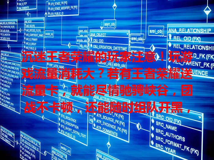 沉迷王者荣耀的玩家注意！玩游戏流量消耗大？若有王者荣耀送流量卡，就能尽情驰骋峡谷，团战不卡顿，还能随时组队开黑，快关注，说不定哪天就能畅享王者啦！