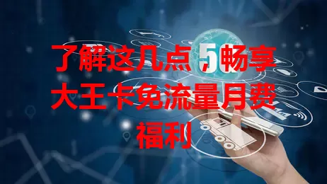 了解这几点，畅享大王卡免流量月费福利