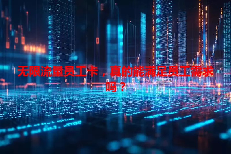 无限流量员工卡，真的能满足员工需求吗？