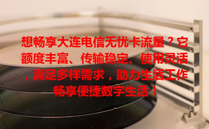 想畅享大连电信无忧卡流量？它额度丰富、传输稳定、使用灵活，满足多样需求，助力生活工作畅享便捷数字生活！