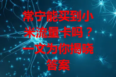常宁能买到小米流量卡吗？一文为你揭晓答案