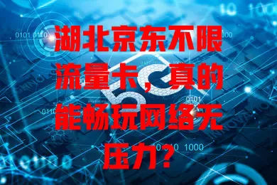 湖北京东不限流量卡，真的能畅玩网络无压力？