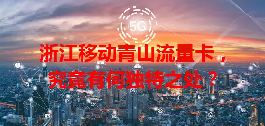 浙江移动青山流量卡，究竟有何独特之处？