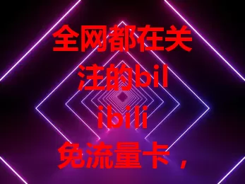 全网都在关注的bilibili免流量卡，究竟有何特别？