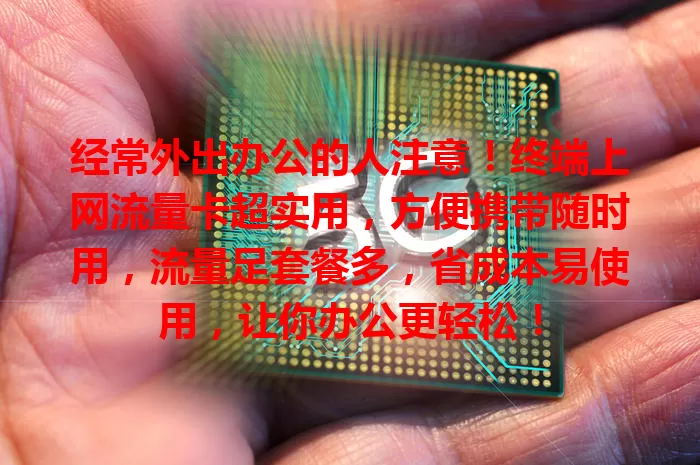 经常外出办公的人注意！终端上网流量卡超实用，方便携带随时用，流量足套餐多，省成本易使用，让你办公更轻松！