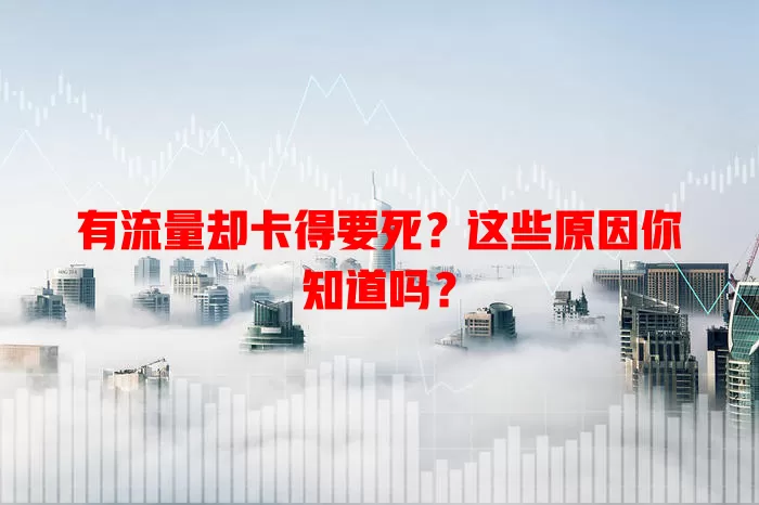 有流量却卡得要死？这些原因你知道吗？