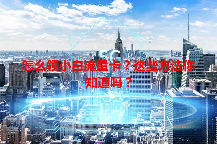 怎么领小白流量卡？这些方法你知道吗？