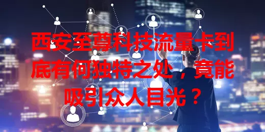 西安至尊科技流量卡到底有何独特之处，竟能吸引众人目光？