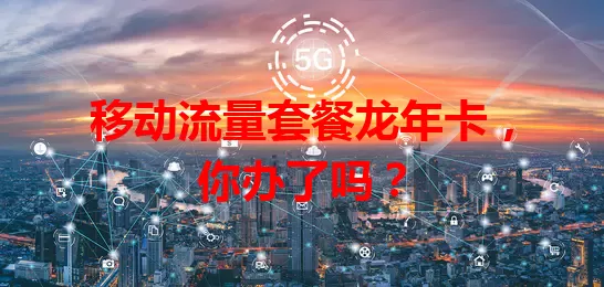 移动流量套餐龙年卡，你办了吗？