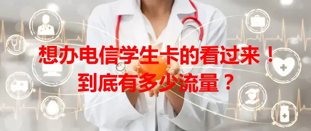 想办电信学生卡的看过来！到底有多少流量？