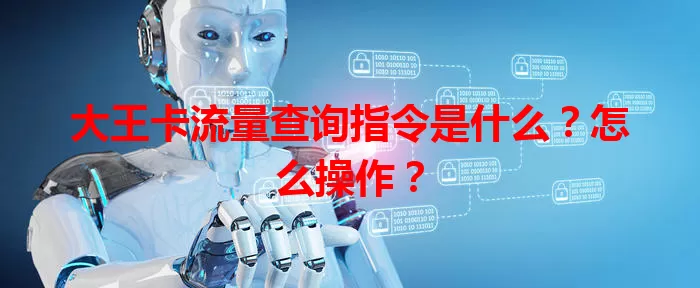 大王卡流量查询指令是什么？怎么操作？