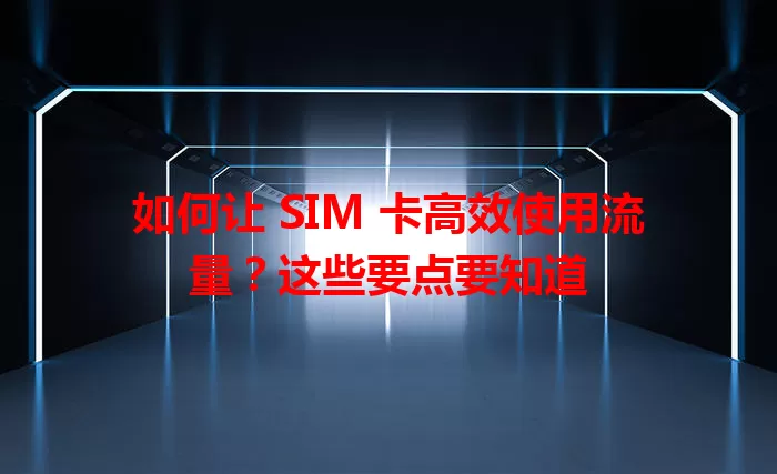 如何让 SIM 卡高效使用流量？这些要点要知道