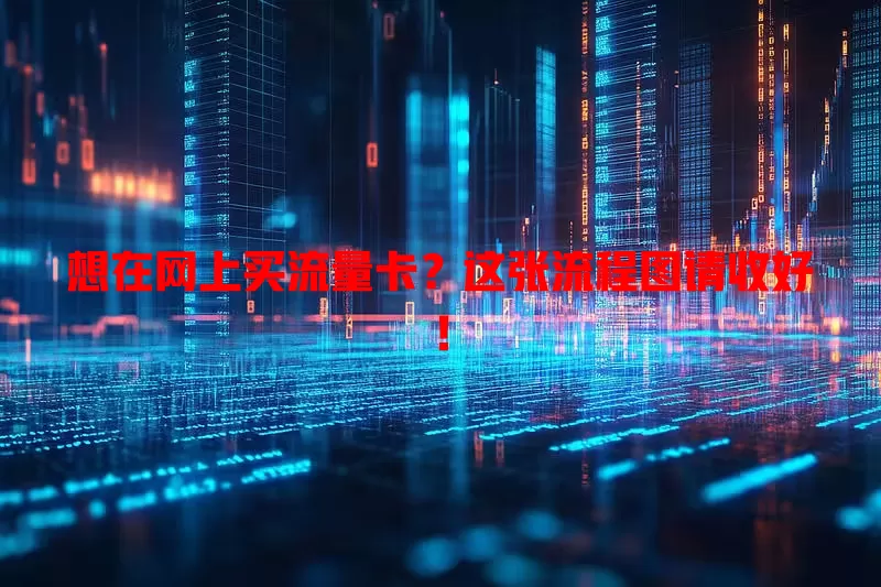 想在网上买流量卡？这张流程图请收好！