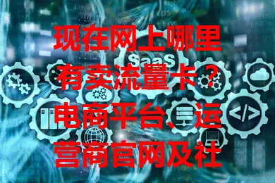 现在网上哪里有卖流量卡？电商平台、运营商官网及社交媒体全解析，购卡要点一文掌握