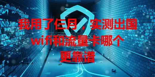 我用了仨月，实测出国wifi和流量卡哪个更靠谱