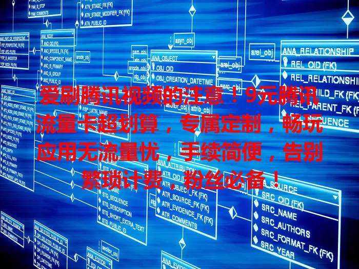 爱刷腾讯视频的注意！9元腾讯流量卡超划算，专属定制，畅玩应用无流量忧，手续简便，告别繁琐计费，粉丝必备！