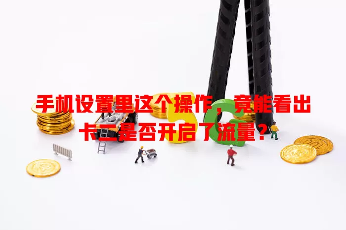 手机设置里这个操作，竟能看出卡二是否开启了流量？