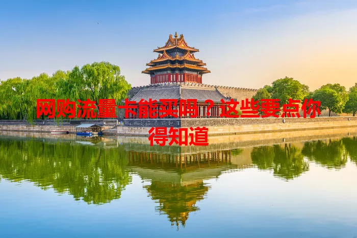 网购流量卡能买吗？这些要点你得知道