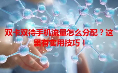 双卡双待手机流量怎么分配？这里有实用技巧！