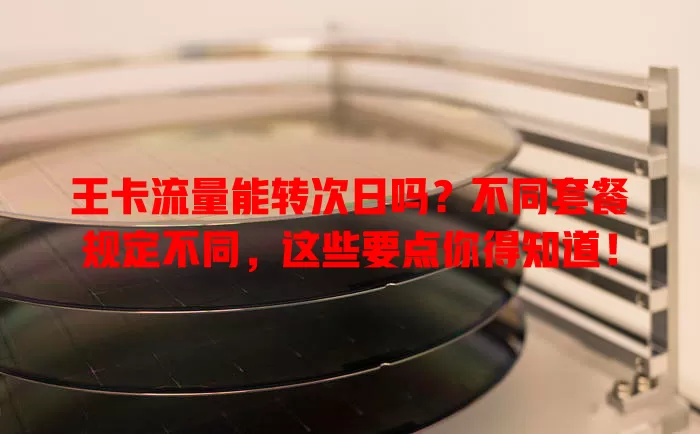 王卡流量能转次日吗？不同套餐规定不同，这些要点你得知道！