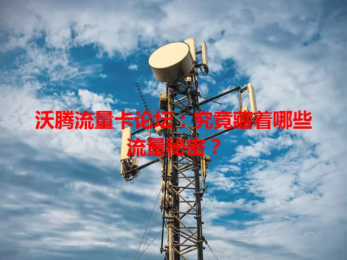 沃腾流量卡论坛：究竟藏着哪些流量秘密？