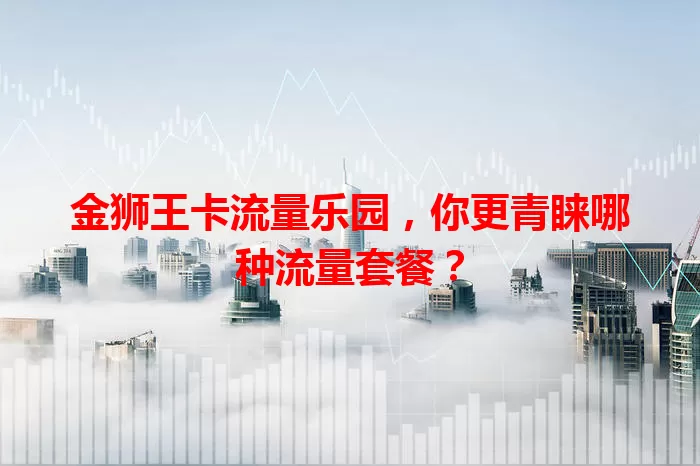 金狮王卡流量乐园，你更青睐哪种流量套餐？