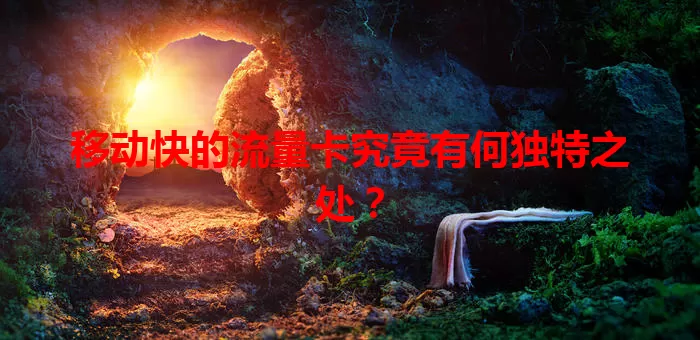移动快的流量卡究竟有何独特之处？
