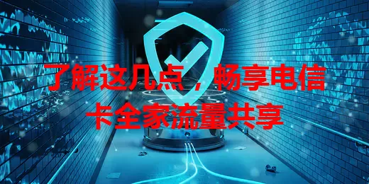 了解这几点，畅享电信卡全家流量共享