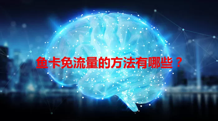 鱼卡免流量的方法有哪些？