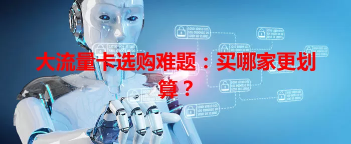 大流量卡选购难题：买哪家更划算？