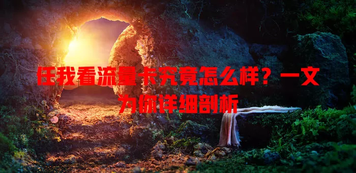 任我看流量卡究竟怎么样？一文为你详细剖析