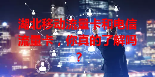湖北移动流量卡和电信流量卡，你真的了解吗？