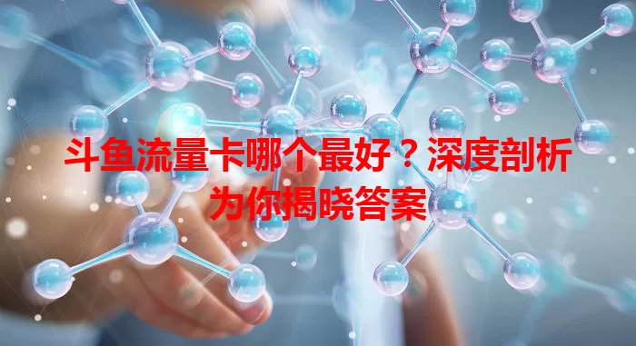 斗鱼流量卡哪个最好？深度剖析为你揭晓答案