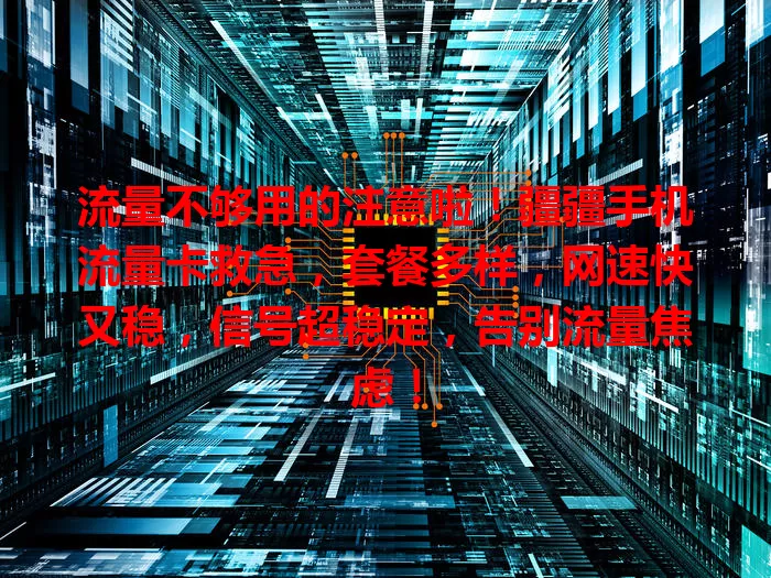 流量不够用的注意啦！疆疆手机流量卡救急，套餐多样，网速快又稳，信号超稳定，告别流量焦虑！