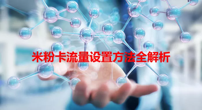 米粉卡流量设置方法全解析