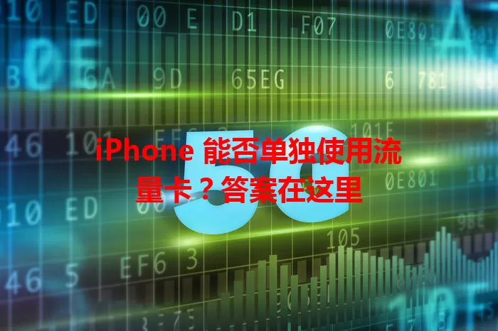iPhone 能否单独使用流量卡？答案在这里